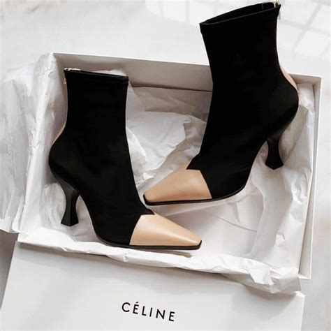 celine two tone boots|celine ankle boots.